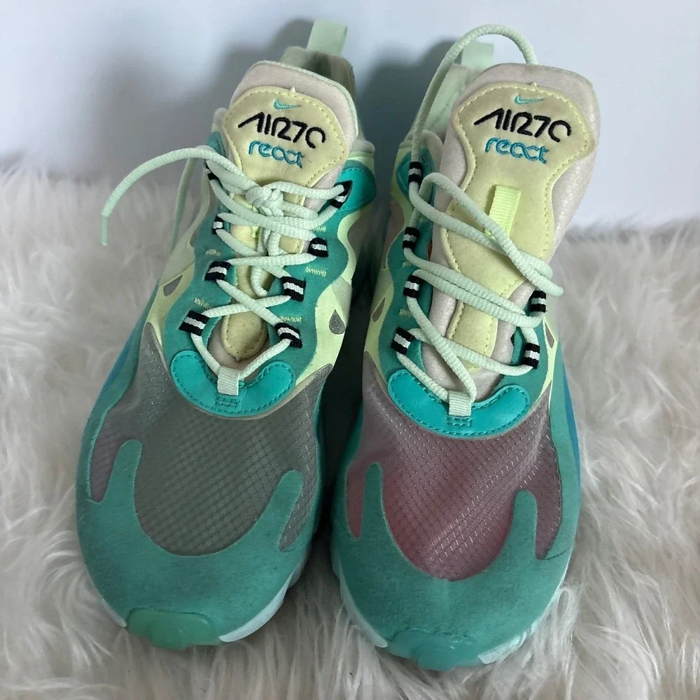 Nike Air Max‎ 270 React Hyper Jade Frosted Spruce AO4971-301 Mens Size 7.5